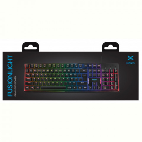 Клавіатура Noxo Fusionlight Gaming keyboard, Black (4770070882047)
