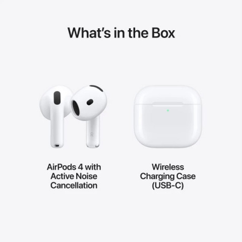 Apple AirPods 4 with Active Noise Cancellation (MXP93)
