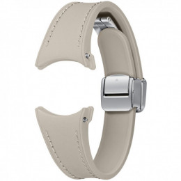 Ремінець Samsung D-Buckle Hybrid Eco-Leather Band для Samsung Galaxy (20mm, S/M) / Watch 4 / Watch 5 / Watch 6 Etoupe (ET-SHR93SAEGEU)