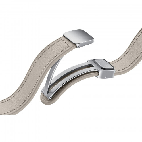 Ремінець Samsung D-Buckle Hybrid Eco-Leather Band для Samsung Galaxy (20mm, S/M) / Watch 4 / Watch 5 / Watch 6 Etoupe (ET-SHR93SAEGEU)