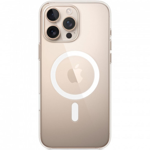 Чохол-накладка Apple Clear Case with MagSafe для Apple iPhone 16 Pro Max Transparent (MA7F4)