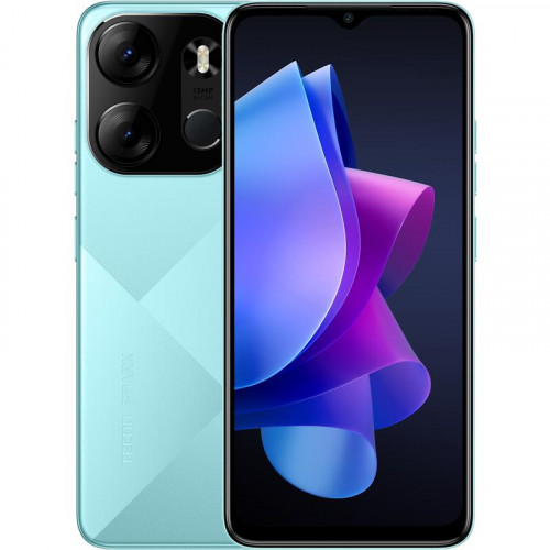 Смартфон Tecno Spark Go 2023 (BF7) 4/64GB Dual Sim Uyuni Blue (4895180793028)