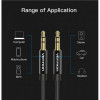 Кабель Vention 3.5 мм - 3.5 мм (M/M), 3 м, Black (BAGBI)