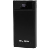 Зовнішній акумулятор (павербанк) BLOW PB40A USB-C 2xUSB 40000 mAh Black