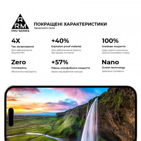 Захисне скло ArmorStandart Pro для Apple iPhone 16/15 (ARM78508)