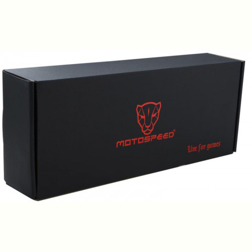 Клавіатура бездротова Motospeed CK62 Outemu Blue Ukr (mtck62wmb) White USB/Bluetooth