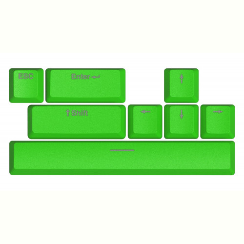 HATOR Green Lime PBT keycaps - ESC/SPACE/ENTER/R.SHIFT/ARROWS (HTS-710) Купити в Україні