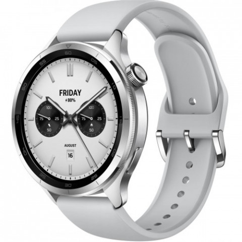Смарт-годинник Xiaomi Watch S4 Silver (BHR9197GL)
