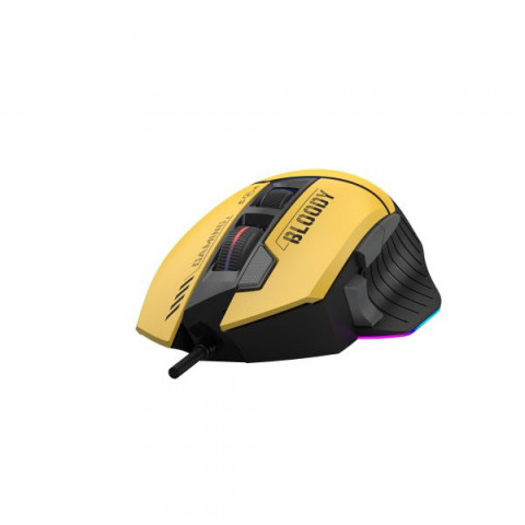 Миша ігрова A4Tech W95 Max Bloody, колір жовтий, активоване ПЗ