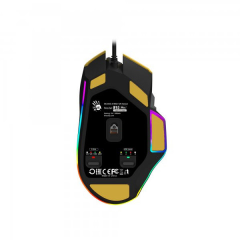Миша ігрова A4Tech W95 Max Bloody, колір жовтий, активоване ПЗ