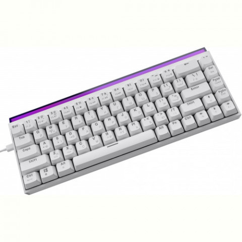 Клавіатура Ajazz NK68 Red Switch White USB-C (NK68-R-W)