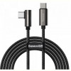 Кабель Baseus Legend Series Elbow USB-C-USB-C, 2м, Black (CATCS-A01)