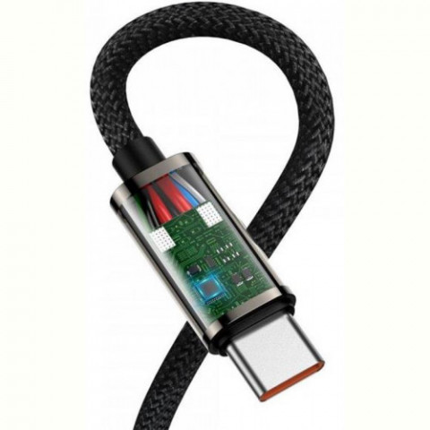 Кабель Baseus Legend Series Elbow USB-C-USB-C, 2м, Black (CATCS-A01)