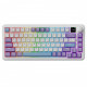 Клавіатура бездротова Ajazz AK820 MAX Magnetic Switches Purple (AK820MAX-M-PWB)