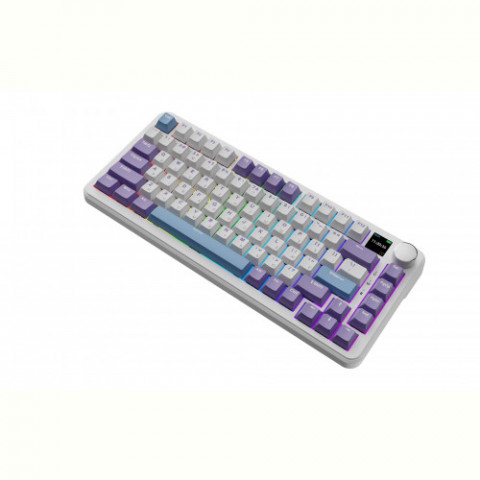 Клавіатура бездротова Ajazz AK820 MAX Magnetic Switches Purple (AK820MAX-M-PWB)