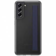 Чохол-накладка Samsung Clear Strap Cover для Samsung Galaxy S21 FE SM-G990 Dark Gray (EF-XG990CBEGRU)