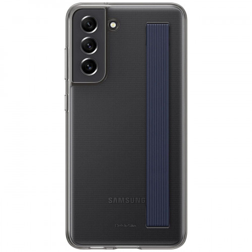 Чохол-накладка Samsung Clear Strap Cover для Samsung Galaxy S21 FE SM-G990 Dark Gray (EF-XG990CBEGRU)