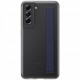 Чохол-накладка Samsung Clear Strap Cover для Samsung Galaxy S21 FE SM-G990 Dark Gray (EF-XG990CBEGRU)