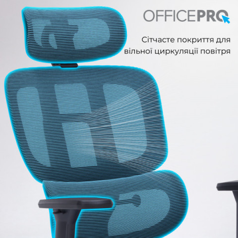 Крісло офісне OfficePro Skyline OC750-B-DG-DG Купити в Україні
