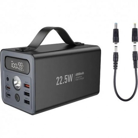 Зовнішній акумулятор Power Bank Hoco J138 Distant 60000mAh 22.5W+PD20W Black
