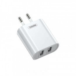 Мережевий зарядний пристрій Remax Simple Series 2xUSB 2.1A White (RP-U35)