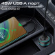 Автомобільний зарядний пристрій Promate PowerDrive-230 230W Black