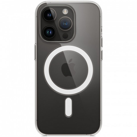 Чохол-накладка Apple Clear Case with MagSafe для Apple iPhone 14 Pro Transparent (MPU63)