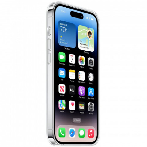 Чохол-накладка Apple Clear Case with MagSafe для Apple iPhone 14 Pro Transparent (MPU63)