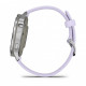 Смарт-годинник Garmin Venu 4 41mm Silver Bezel with Periwinkle Silicone Band (010-03013-01)