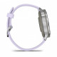 Смарт-годинник Garmin Venu 4 41mm Silver Bezel with Periwinkle Silicone Band (010-03013-01)