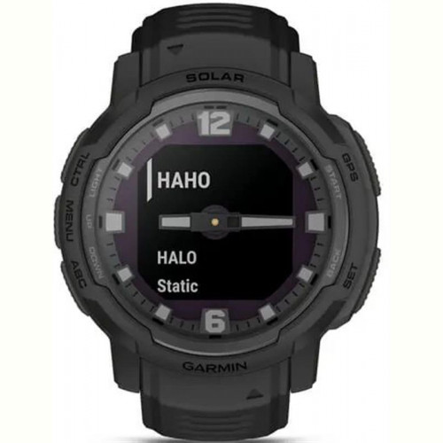 Смарт-годинник Garmin Instinct Crossover Solar Tactical Black (010-02730-00)