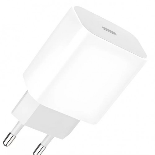 Мережевий зарядний пристрій Denmen DC06 (1USB 3.6A) PD20W+QC3.0 White (DM-DC06-WH)