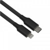 Кабель HP USB-C - Lightning, PD3.0, 1м, чорний (DHC-MF103-1M)