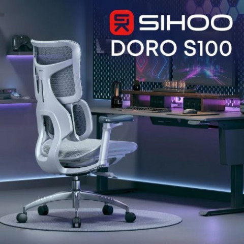 Офісне крісло Sihoo Doro S100 Mesh White (S100-M302)