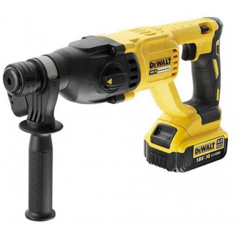 Перфоратор акумуляторний DeWalt SDS PLUS 18В XR Li-Ion акб 1х4А·год 2.6Дж 0-5500уд/хв 0-1500об/хв 3 режими кейс 2.88кг