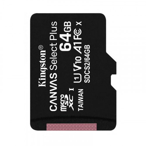 Карта пам`яті MicroSDXC 64GB UHS-I Class 10 Kingston Canvas Select Plus R100MB/s (SDCS2/64GBSP)