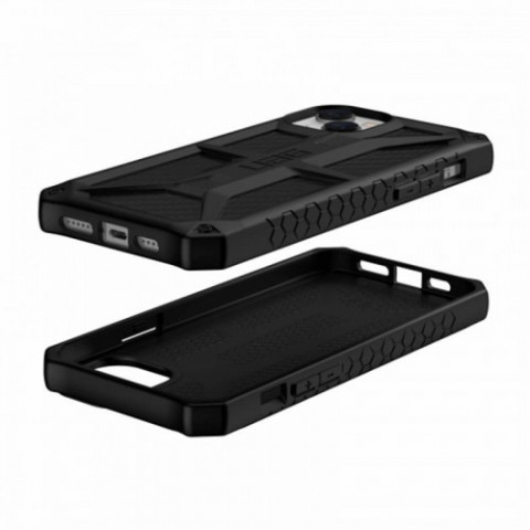 Чохол-накладка Urban Armor Gear Monarch для Apple iPhone 14 Plus/15 Plus Carbon Fiber (114033114242)