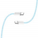Кабель ColorWay USB Type-C + USB Type-C (M/M), 3.0 А, 1 м, Blue (CW-CBPDCC061-BL)