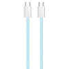 Кабель ColorWay USB Type-C + USB Type-C (M/M), 3.0 А, 1 м, Blue (CW-CBPDCC061-BL)