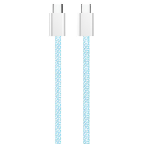 Кабель ColorWay USB Type-C + USB Type-C (M/M), 3.0 А, 1 м, Blue (CW-CBPDCC061-BL)