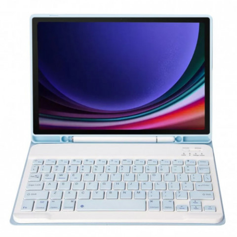 Чохол з бездротовою клавіатурою BeCover для Samsung Galaxy Tab A9 SM-X115 Light Blue (712358)