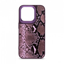 Чохол Harder Genuine Snake для Apple iPhone 15 Pro Dark Purple (ARM76782)