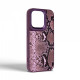 Чохол Harder Genuine Snake для Apple iPhone 15 Pro Dark Purple (ARM76782)