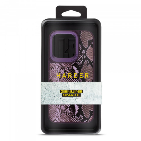 Чохол Harder Genuine Snake для Apple iPhone 15 Pro Dark Purple (ARM76782)