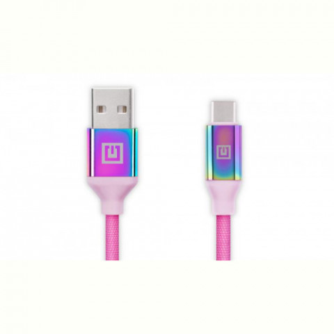 Кабель REAL-EL Premium USB - USB Type-C (M/M), 1 м, Rainbow (EL123500050)