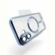 Чохол-накладка BeCover TPU Chrome Case MagSafe для Apple iPhone 16 Plus Sierra Blue (712077)