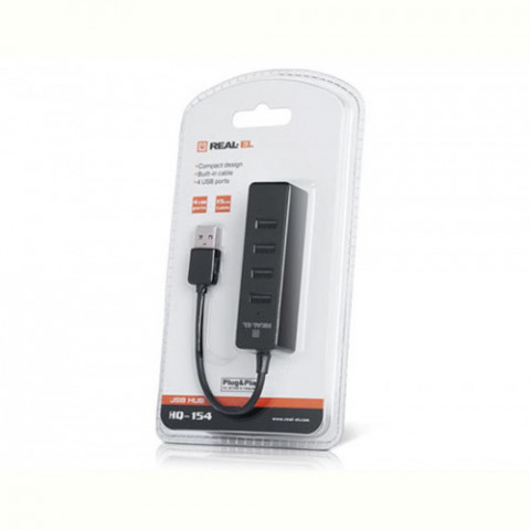 USB-хаб REAL-EL HQ-154 4 ports