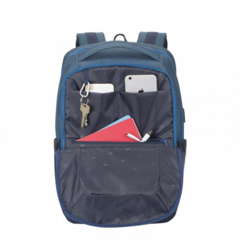 Рюкзак Rivacase 7767 15.6" Steel Blue/Aquamarine