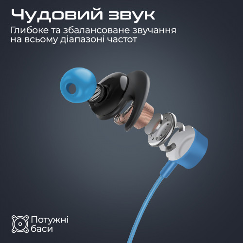 Bluetooth-гарнітура Promate Blend Blue