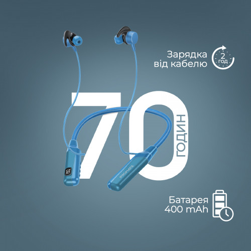 Bluetooth-гарнітура Promate Blend Blue